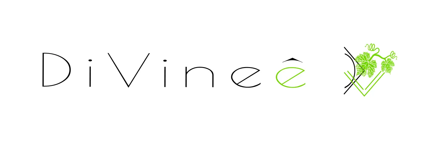 A white background with the word vine and a green circle.